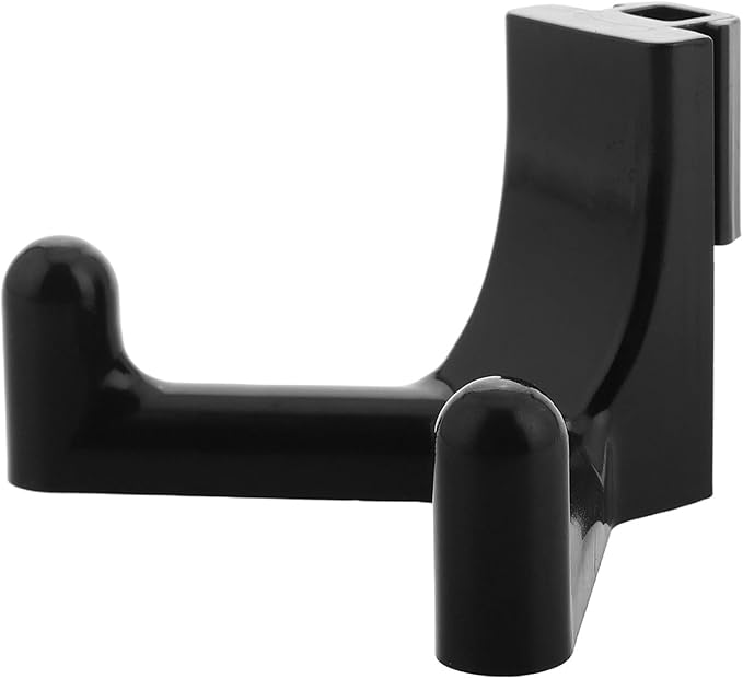 Shed Tool Storage Hooks Wall-Mounted Garden Shovel Hanging Rack Utility Hooks for Shed Side Panel Organizer Black