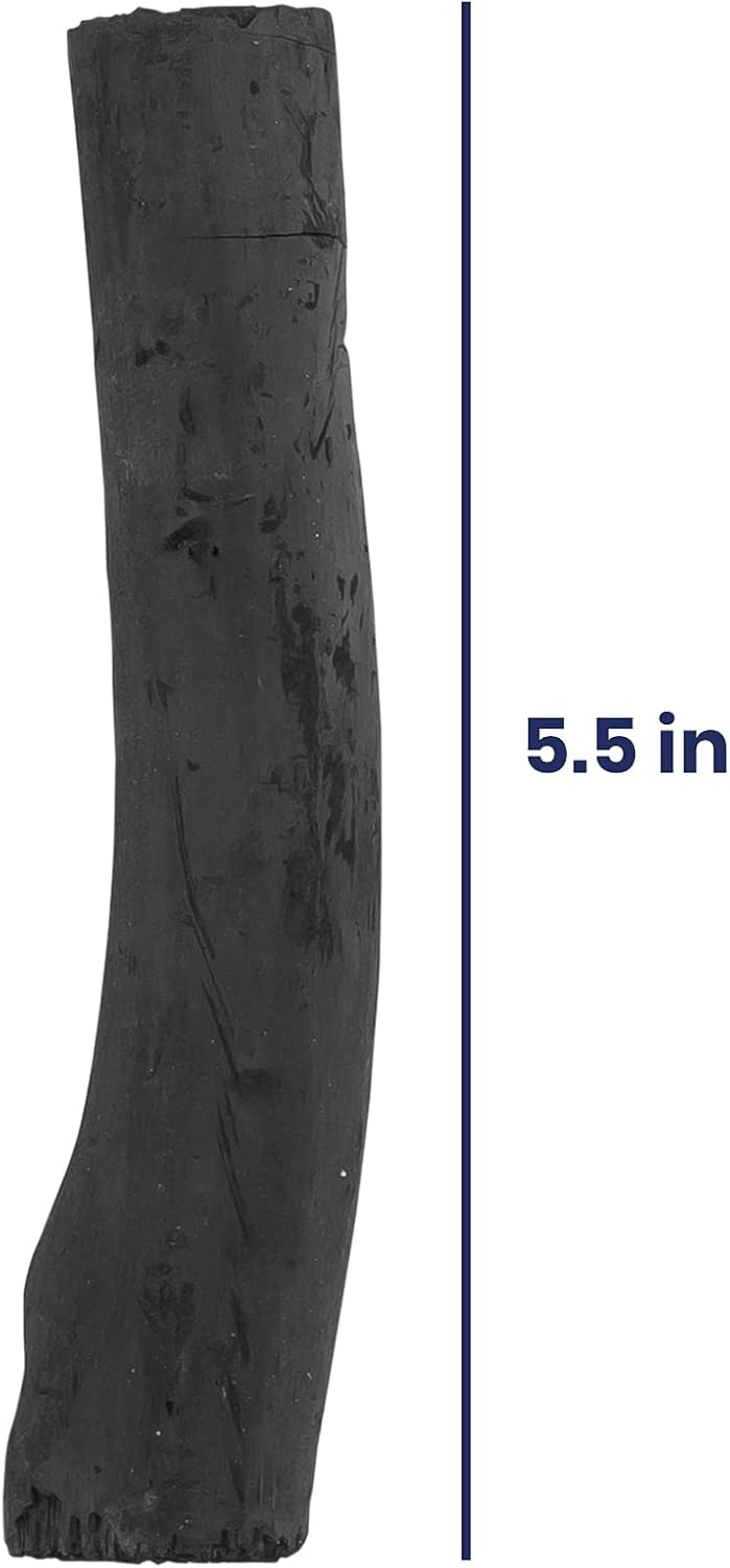 Pacific Arc Large Willow Charcoal Stick, Soft, Black, Willow Charcoal for Sketching and Drawing
