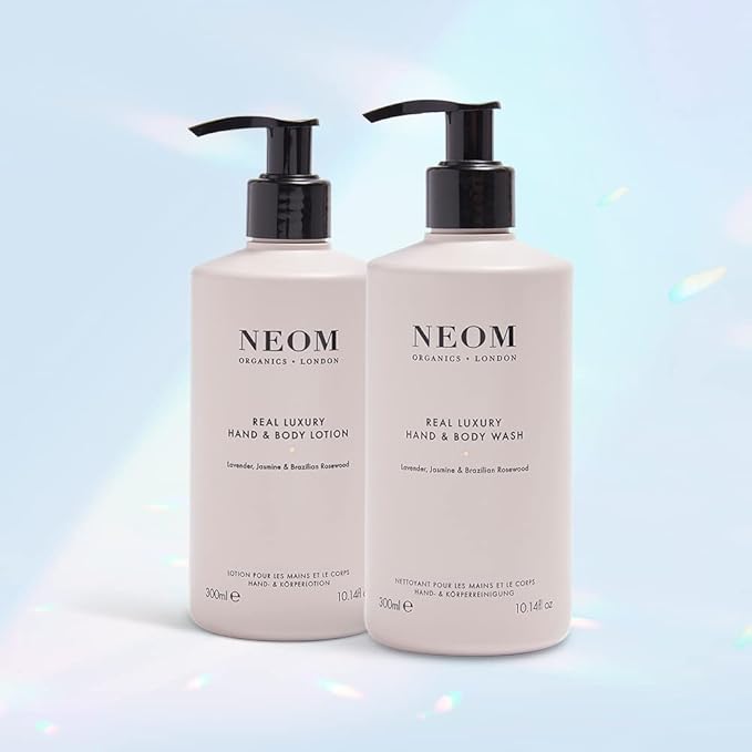 Neom – Real Luxury Hand & Body Wash, 300ml | Lavender, Jasmine & Sandalwood | Gently Cleanse & Soften