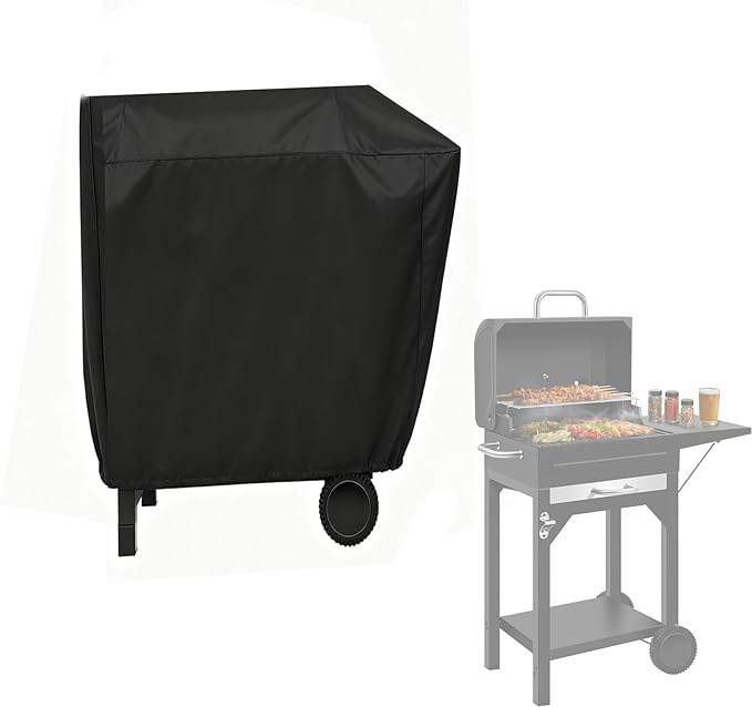 Grill Cover for Maison BACKYARDS Charcoal Smoker Grill Combo, Waterproof Outdoor Propane Gas BBQ Grills Covers - 17" D x 35.5" W x 39" H