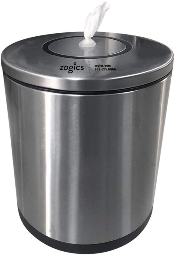 Zogics Tabletop Stainless Steel Wipe Dispenser