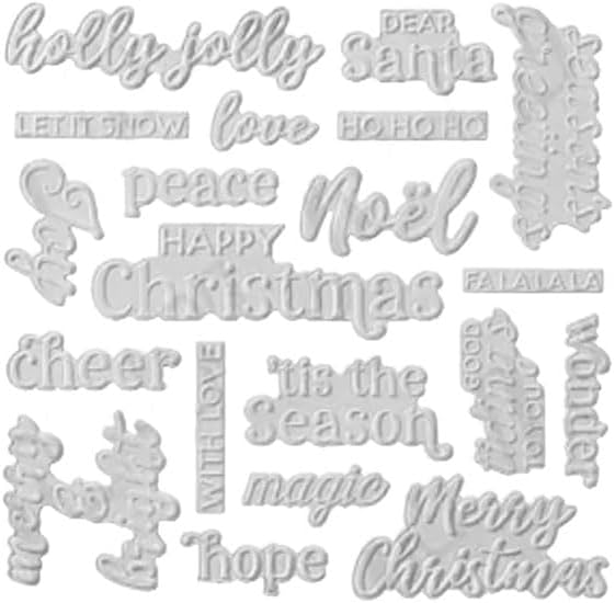 2025-2026 Stamps and Dies for Card Making, Stamps and Dies Set 2025 for Christmas and Halloween, Die Cut DIY Various Festivals Album Scrapbooking Birthdays Greeting Card (M4291)