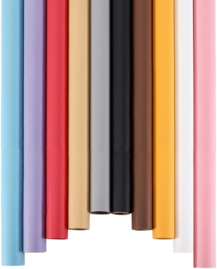 Huamei Seamless Photography Background Paper, Photo Backdrop Paper 53 Inches Wide x 16 Feet, (4.4x16 Feet) (Aspen)