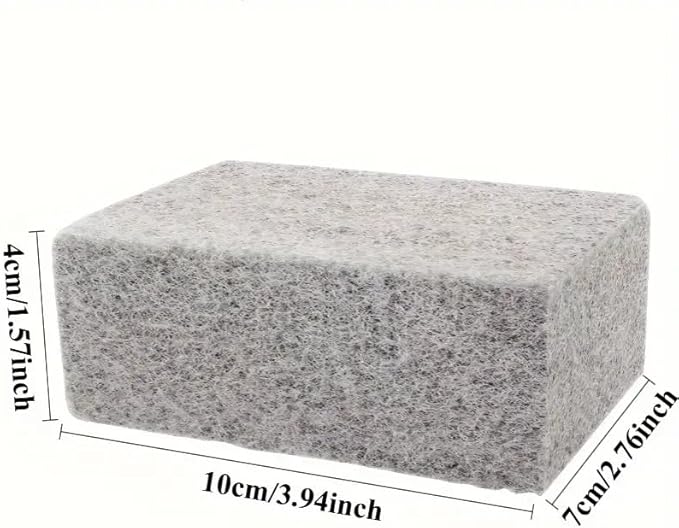 Grill Cleaning Brick & Pumice Stone for BBQ Grills, Flat Top Griddles, Stoves & Ovens | Heavy Duty Griddle Cleaner for Grease, Rust & Stubborn Residue | Pumice Stone Grill Cleaning Tools