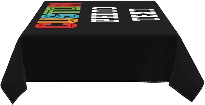 Custom Rectangle Table Cloth, Add Your Own Photo Logo Text, Personalized Tablecloth, Customizable Oil Proof Wipeable Table Cover for Wedding, Party, Restaurant, Outdoor, Picnic, 54x72in