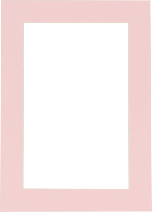 11x14 Mat for 8.5x11 Photo - Precut Soft Pink Picture Matboard for Frames Measuring 11 x 14 Inches - Bevel Cut Matte to Display Art Measuring 8.5 x 11 Inches - Acid Free ONE MAT