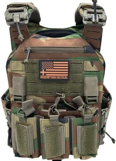 Redemption Crusader 2.0 Molle Quick Release Buckles Airsoft Vest With Adjustable Size Sides And Triple Pouch