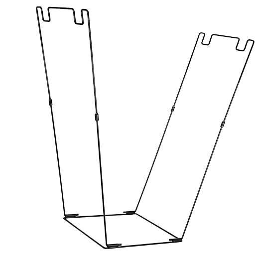 3. Reinforced Trash Bag Holder Metal Garden Waste Basket Stand for 30-45 Gallon Leaves & Recycling Foldable Yard Waste Bag Frame