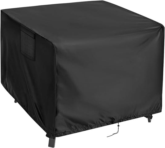 Outdoor Table Cover Square-Customized Personalized Covers Waterproof Patio Furniture Covers Rectangular for Outside Small Table and Chair Sets, Fire Pit, Coffee Table, Ottoman