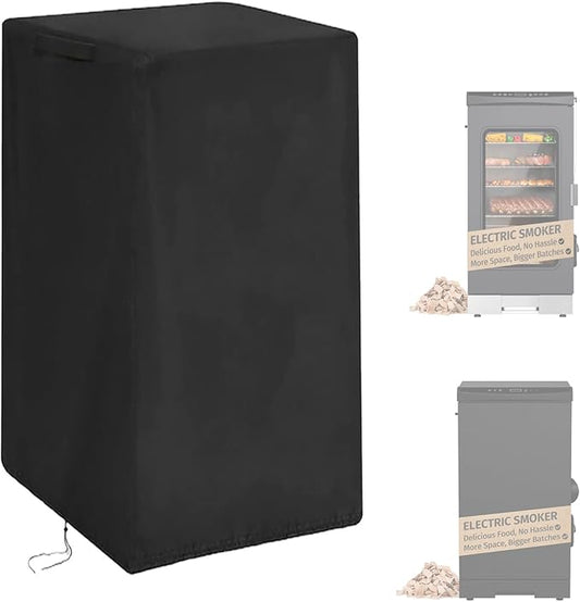 Smoker Cover for East Oak 30-inch Electric Smoker, Waterproof Outdoor Smoker BBQ Cover- 19" L x 18" W x 32" H