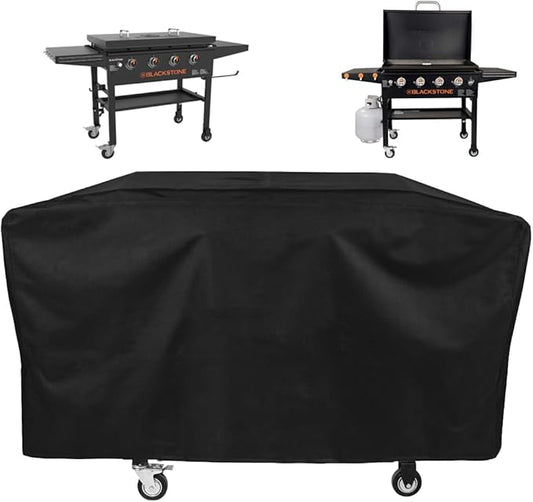 Griddle Cover for Blackstone 36 inches Cooking Station with Hood, 600D Heavy Duty Waterproof Flat Grill Cover for Blackstone 5482 36in Griddle Cover Replacement