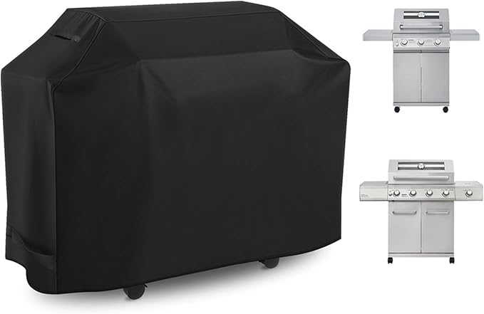 Heavy Duty 600D Polyester 54-inches Cover Compatible with All Monument 4-Burner Grills Mesa 400, 25392, 24633, 35633, 24367, 41847NG Grills, Water Resistant Outdoor Cover, All Weather Protection