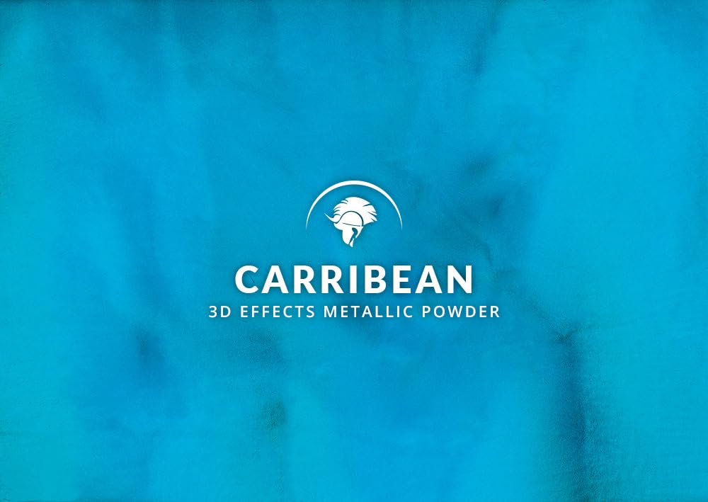 Spartan Epoxies Metallic Pigment Powder for Epoxy - 30 Unique Colors, 4oz for 1 Gallon and 12oz for 3 Gallons of Clear Epoxy, Made in The USA (Caribbean, 4oz (45 Grams))