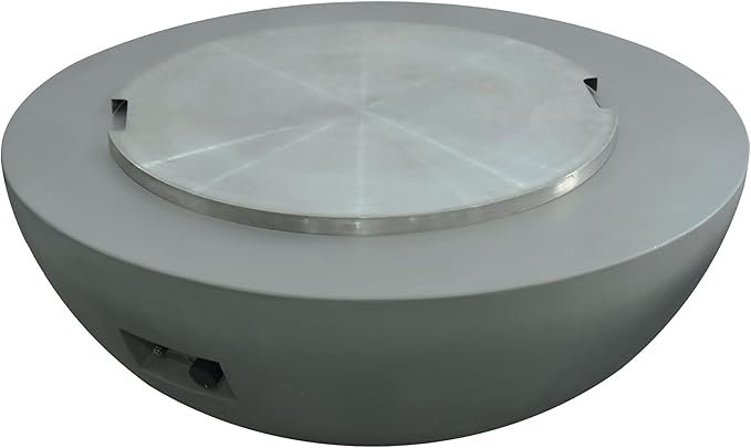 All Fire Table Pit Wind Screens and Stainless Steel Buner Lid from ELEMENTI | ELEMENTI Plus and MODENO (Burner Lid, Round 26.5" SS Lid - 126D)