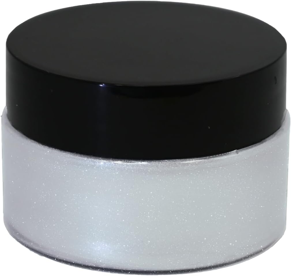 Shimmer Metallic Acrylic Paint Silvery Metallic Chalk Paste 1.7oz/50ml, Ideal for Wood/T-Shirts/Glass/Stone, DIY Crafts Projects Glitter Pearlescent Golden Pigment Suitable for Beginners Artists