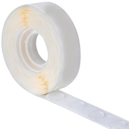 Two-Sided Adhesive Dots for Crafts, Balloons, Holiday Party Decorations, Clean Removable Non-Marking (300, Diameter :0.4IN)