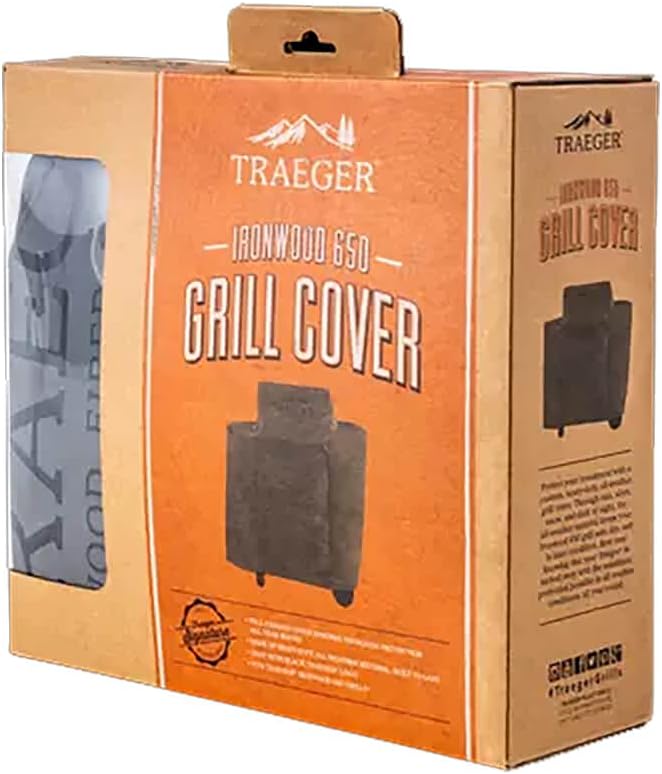 Traeger Grills BAC505 Full-Length Grill Cover Grill Accessory - Ironwood 650