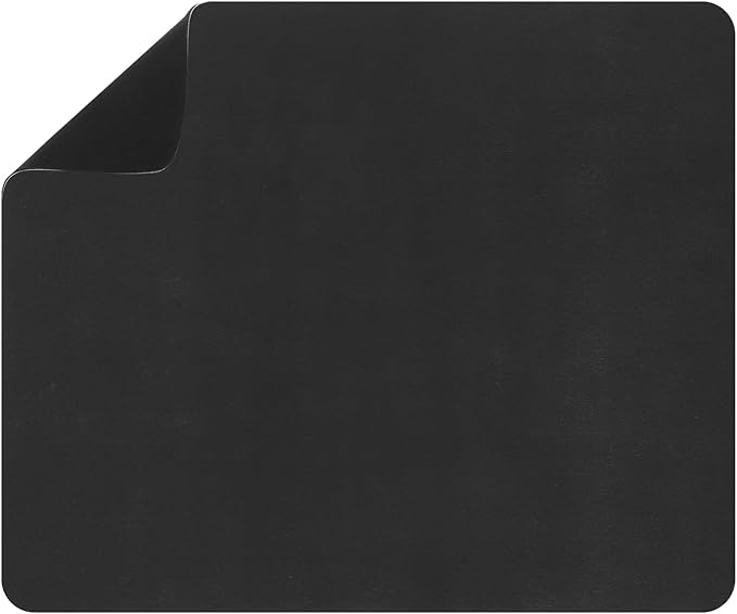 uxcell Silicone Mats for Kitchen Counter, 15.7" x 11.8" Non-Slip Countertop Protector Mat Heat Resistant Coffee Mat Waterproof Table Placemat, Black