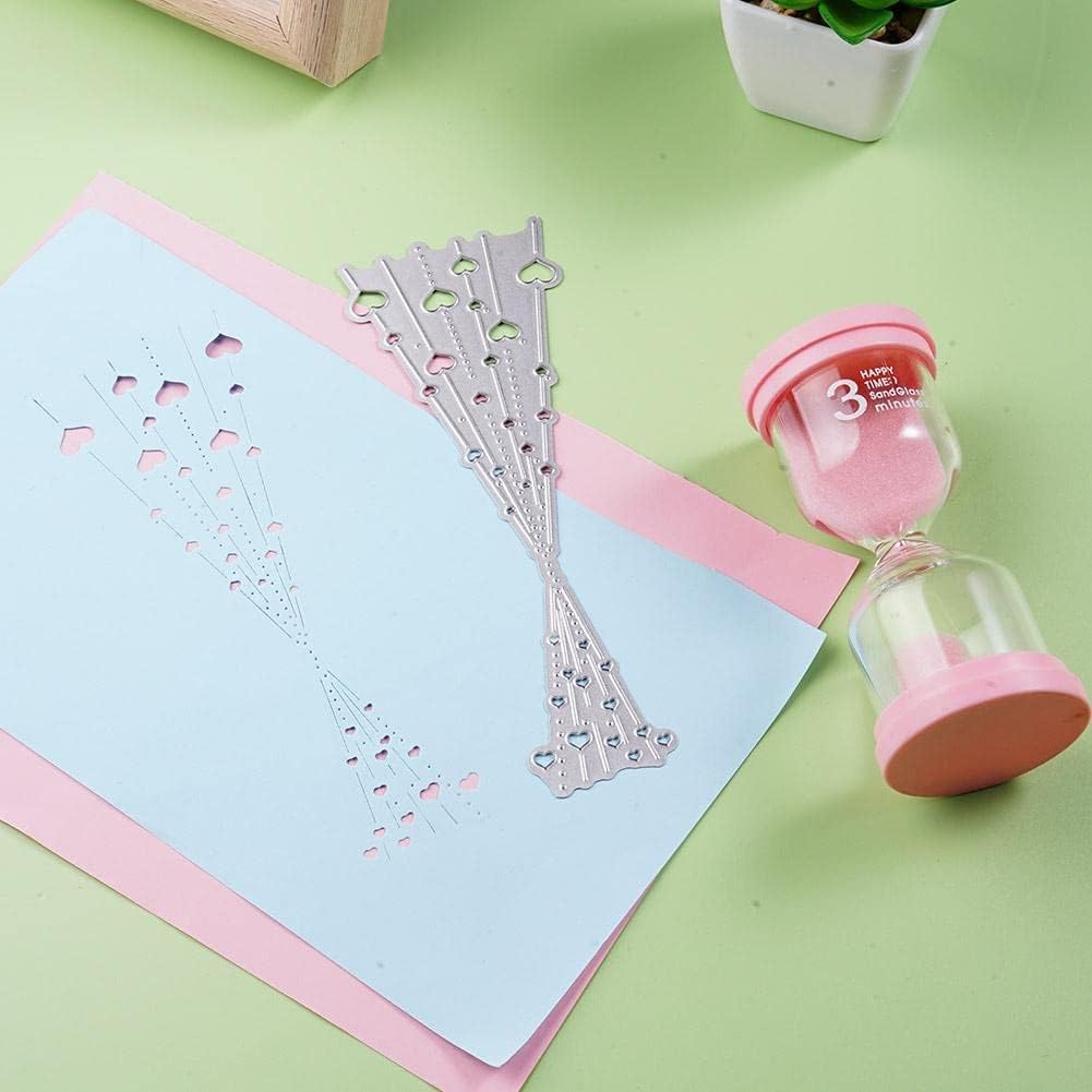 Heart Bubble Spotty Line Cutting Dies for Card Making DIY Scrapbooking Photo Album Decorative Embossing Paper TemplatedCraft Template for Paper Card Making Album Arts Supplies