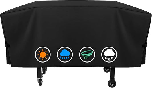 ZBXFCSH Outdoor Grill Griddle Cover fits for 1528 Blackstone 36 inch 4 Burner Griddle, Heavy Duty Flat Top Griddle Station Cover with Waterproof Sealed Seams, Durable FadeStop Material