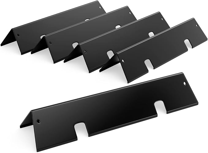 7636 Flavorizer Bars for Weber Spirit 2 Grill Parts, Replacement Parts for Weber GS4 Spirit II & I E310 E320 S310 S320 Grills with Front Mounted Control, Porcelain-enameled, 15.3-Inch, 5-Pack