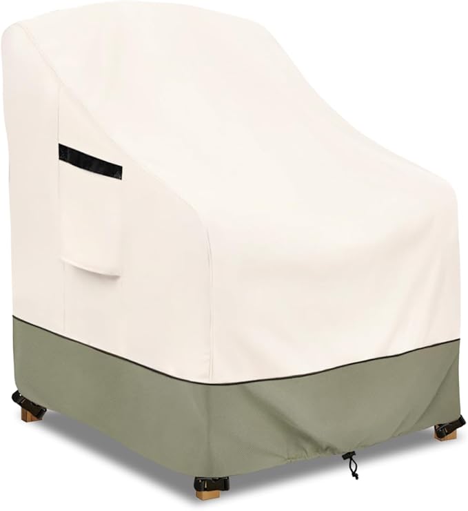Outdoor Chair Covers 28" W x 30" D x 32" H,600D Heavy Duty Waterproof Patio Chair Cover,Outdoor Furniture Covers for Lawn/Garden Chiar