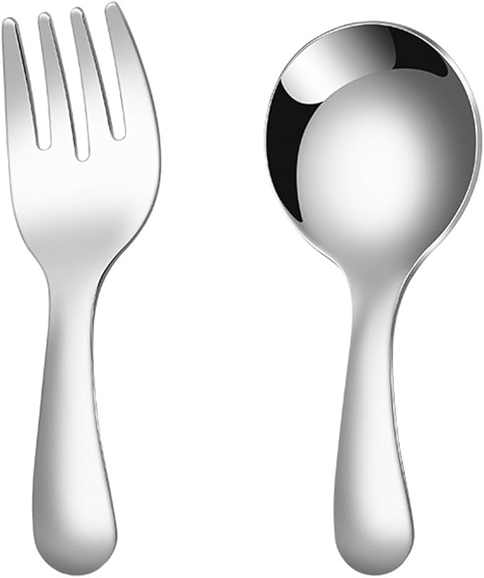 2 Pcs Portable Fork Spoon Tableware Portable Spoon and Fork Set Cutlery for Camping Picnics and Outdoor Dining Camping Dining Set