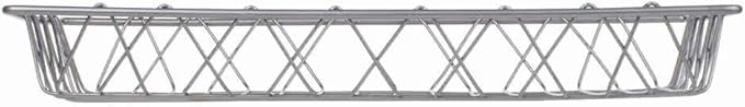 G.E.T. IR-903 Gray 18 Wire Pastry Basket, 2" Deep (fits IR-900, IR-902) Iron Powder Coated Wire Baskets Collection