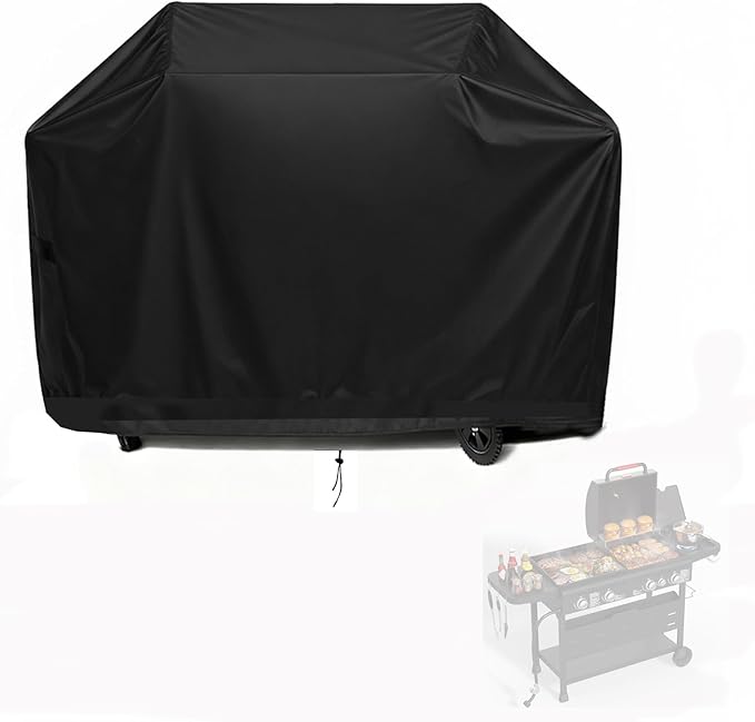 Grill Cover for LAUDLIFE 5 Burners Griddle Grill Combo with Side Burner, Waterproof Outdoor BBQ Covers Propane Gas Grill Cover - 22" D x 63.5" W x 40.5" H