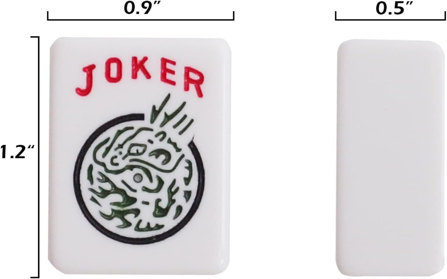 ZGME American Mahjong Set,166 White Tiles with Red Bag and Accessories,4 All-in-One Mahjong Racks with Pushers,Complete Western Mahjong Set