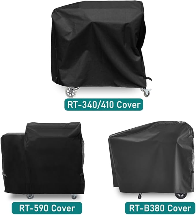 ZJYWSCH Grill Cover for RecTec Flagship 1100 1600 RT-700 RT-1250 RT-680 Wood Pellet Grill Smoker Outdoor Waterproof for Rec Tec 680 700 1250 1600 Pellet Grill Cover Heavy Duty