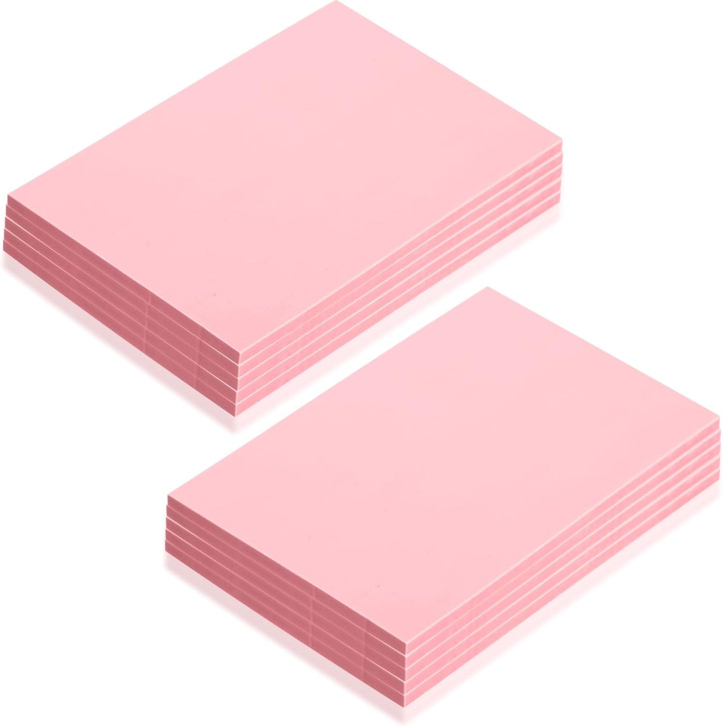 10 Pcs 4" x6“ Pink Rubber Art Soft Linoleum Carving Block, Rubber Crafts Linocut Block for Printmaking,Stamp Carving Block