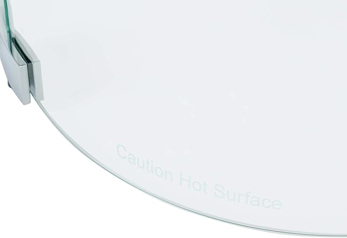 Celestial 14" x 6" Round Wind Guard, for Outdoor Gas Fire Pits