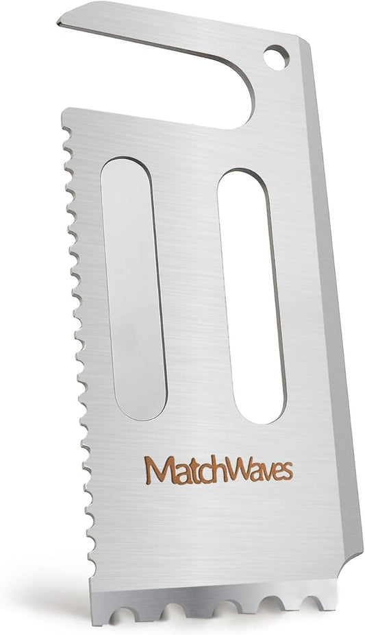 Stainless Steel Grill Scraper for Traeger Grills, Grill Grate Cleaner - Safe Bristle-Free Grill Cleaning Tool