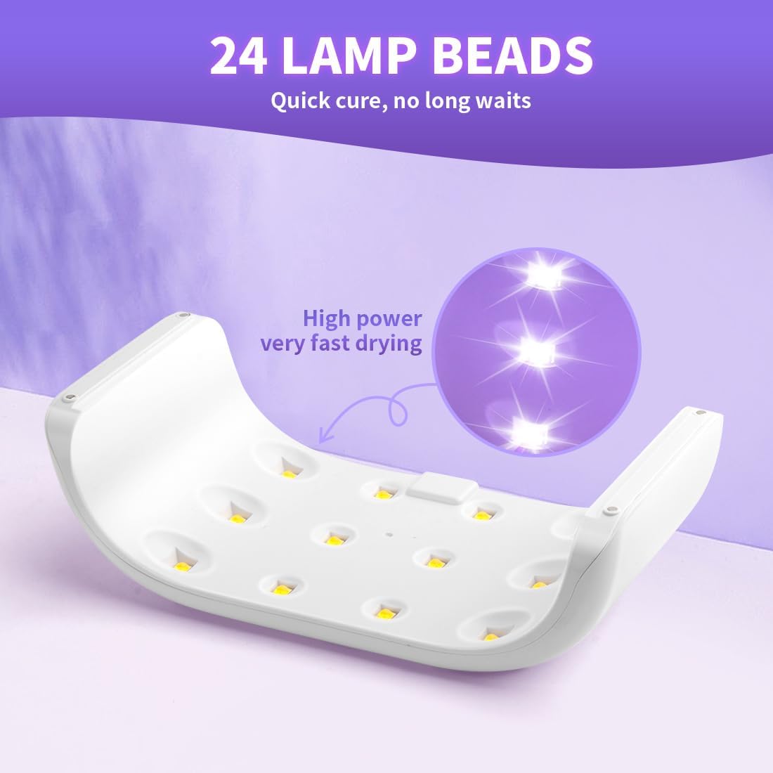 UV Light for Resin, 36W Double Side Fast Curing UV Resin Light with Adjustable Time Setting Portable Foldable Small UV Lamp