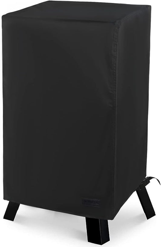 NettyPro Electric Smoker Cover, Heavy Duty Waterproof Vertical Smoker Cover for Masterbuilt Outdoor Square Grill Smoker, Black
