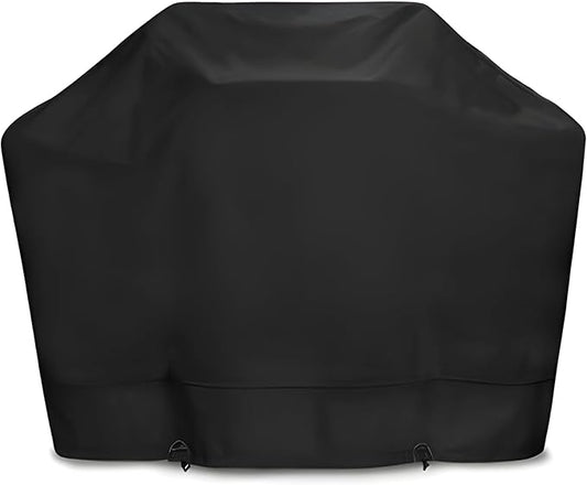 Eevelle Meridian Patio BBQ Grill Cover for Outdoor Grill - Marine Grade Fabric - Durable - Waterproof Covers - All-Weather Protection Barbeque Gas Grill Cover – (48" H x 70" W x 24" D, Black)