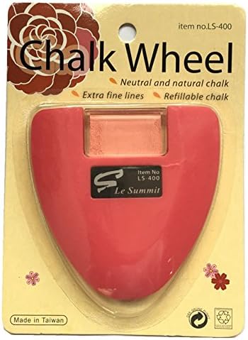 YEQIN Chalk Wheel Fabric Marker Tailor's Chalk DIY Sewing Parts (Red)