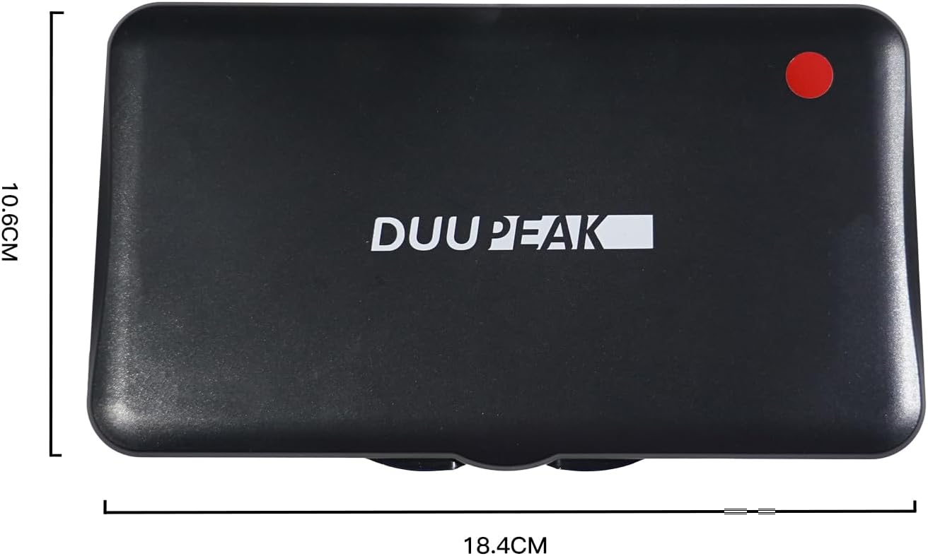 Large Ink Pad for Stamps, 6.14"×3.38" Stamp Pad, Ink Pad for Office, Notarization, and Rubber Stamps (Red