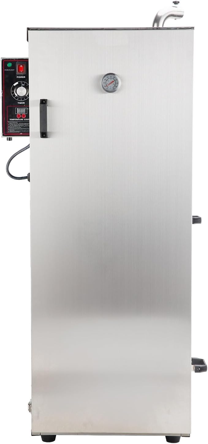 CLIVIA Electric Vertical Smoker, 9 Layers Outdoor Digital BBQ Smoker Oven with Adjustable Temperature&Time Controller, Barbecue Cooking, Grilling Smoking for Fish, Sausage, Jerky, Cheese