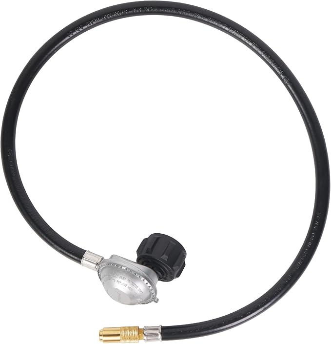 SHINESTAR 3 Feet Propane Adapter Hose and Regulator for Blackstone 17 & 22 Inch Flat Top Griddle, Switch to 20 lb Tank