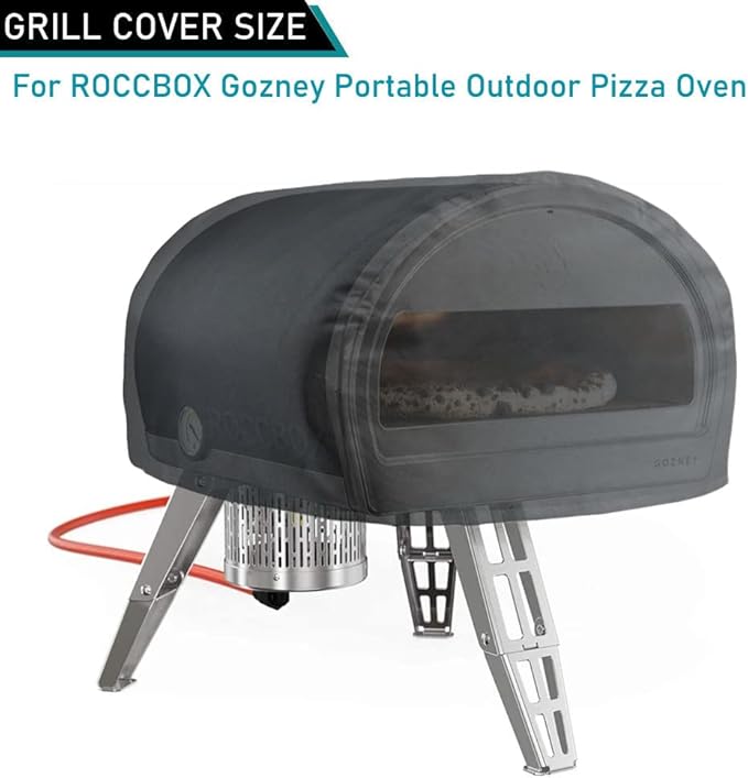 ZJYWSCH Pizza Oven Cover for Gozney Roccbox Portable Pizza Oven Waterproof Roccbox Outdoor Wood and Gas Pizza Oven Cover Heavy Duty