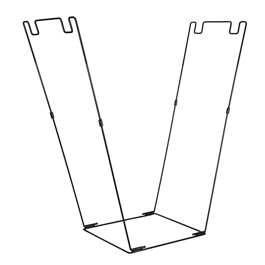 3. Reinforced Trash Bag Holder Metal Garden Waste Basket Stand for 30-45 Gallon Leaves & Recycling Foldable Yard Waste Bag Frame