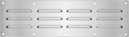Stanbroil Stainless Steel Venting Panel for Grill Accessory, 15" by 4-1/2"