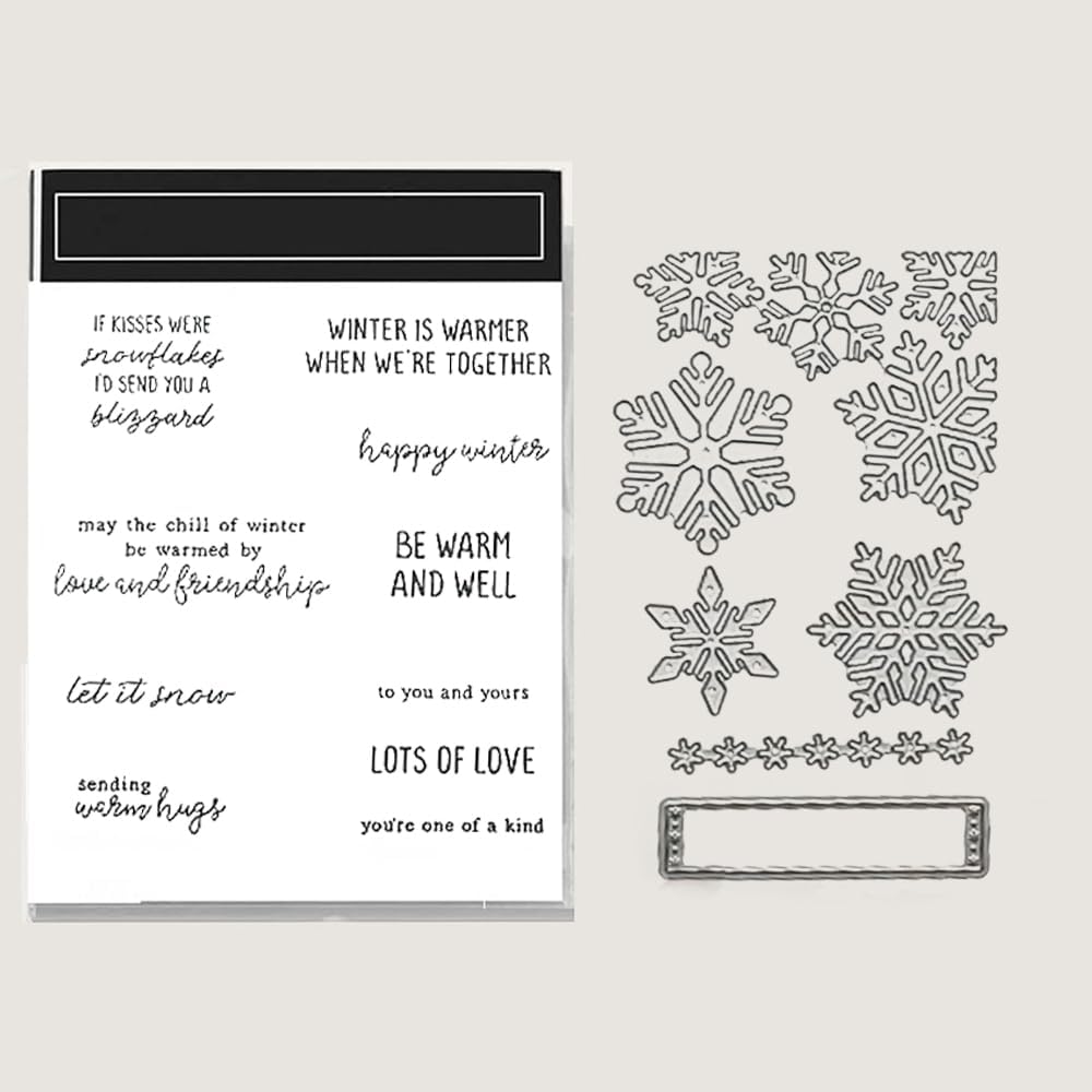 2025-2026 Stamps and Dies for Card Making, Stamps and Dies Set 2025 for Christmas and Halloween, Die Cut DIY Various Festivals Album Scrapbooking Birthdays Greeting Card (M4343)