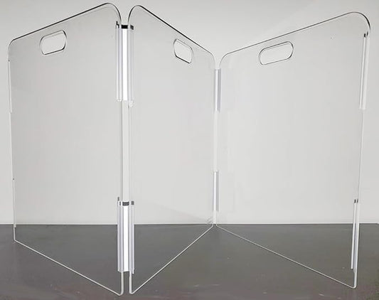 Pet Barrier (3-Panel) | Free-Standing Pet Gate | Foldable | Protect Your Indoor Living Spaces, Decorations, and Important Items from Pets | Made in The USA
