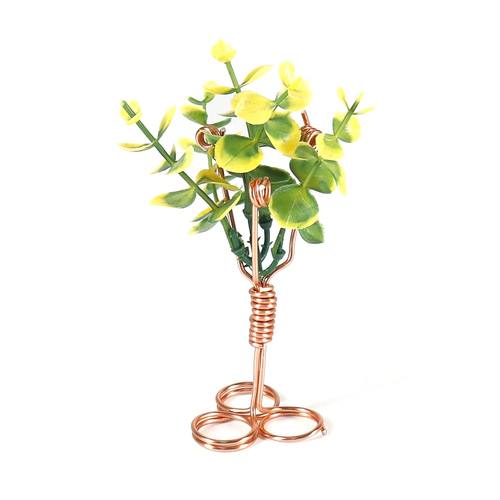 Tenn Well Aluminum Wire, 100 Feet 2mm Bendable Metal Craft Wire for Sculpting, Plants, Gardening, Bonsai Training, Jewelry Making(12 Gauge, Copper Tone)