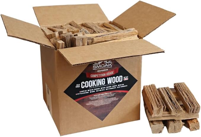 Smoak Firewood Cooking Wood Mini Splits - USDA Certified Kiln Dried (Maple, 5-6in Tiny Pizza Oven Wood) for Portable Pizza ovens (729 Cubic Inches)