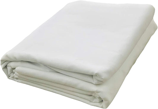 AK TRADING CO. Muslin Fabric/Textile Bleached - Draping Fabric - Bleached White 1 Yard Medium Weight - 100% Cotton (60in. Wide)