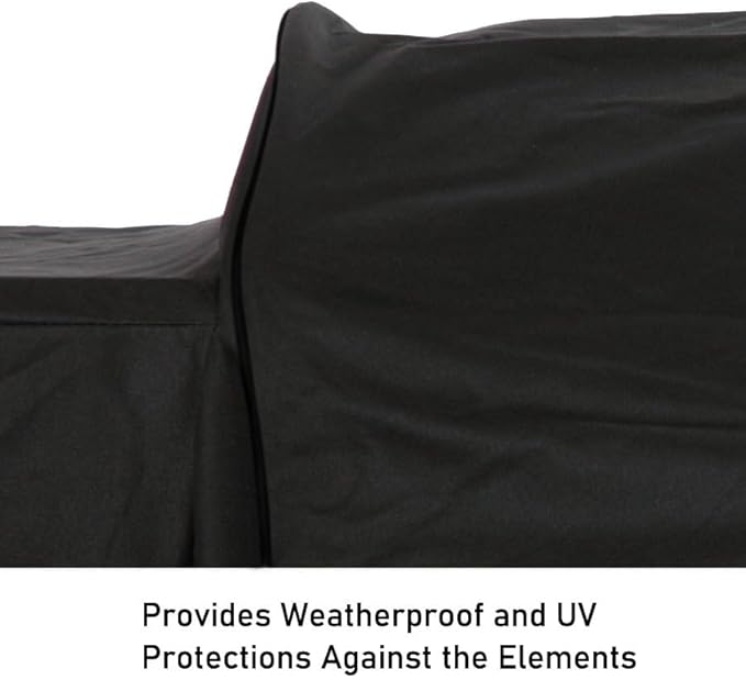 ZJYWSCH Grill Cover for Pit Boss Phoenix 376 Kettle Grill Onyx Edition PB22KNX 600D Heavy Duty Weather Resistant PitBoss Phoenix Kettle Pellet Charcoal Grill Smoker Cover Waterproof